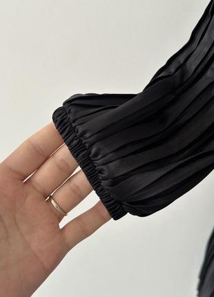 Черное мини платье zara5 фото