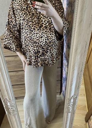 Новая модная блуза из шелковистой вискозы 52-54 р zara