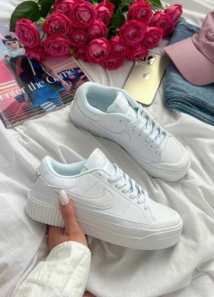 Женские кроссовки nike court legacy lift white