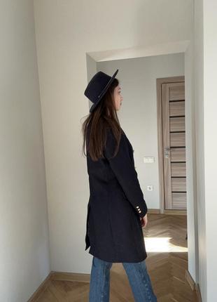 Шерстяное пальто zara из итальянской ткани manteco, коллекция премиум.3 фото