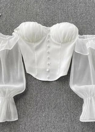 Топ с чашками