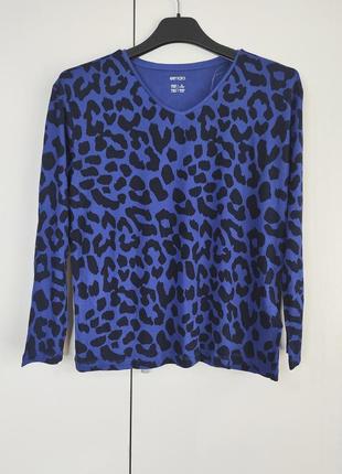 Реглан женский кофта esmara s 36-38 euro, наш 42-44 германия синий леопард3 фото