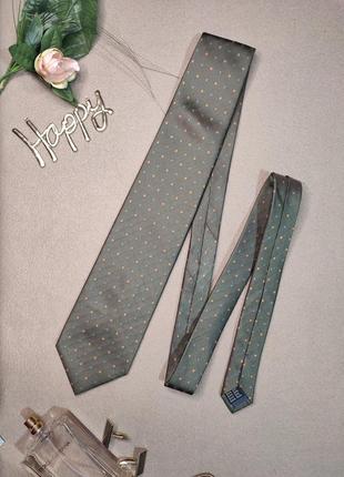 Шелковый галстук, замеры 146 х 9