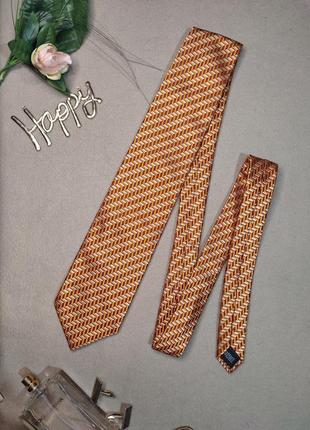 Шелковый галстук, замеры 147 х 9