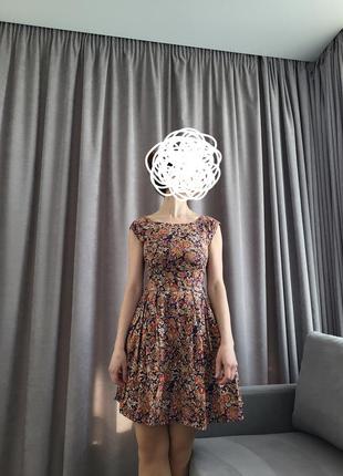 Літня бавовняна сукня із відкритою спинкою  xxs-xs5 фото