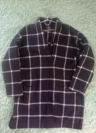 Пальто в клетку