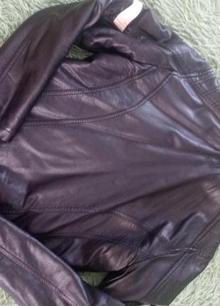 Кружевная кожаная куртка5 фото