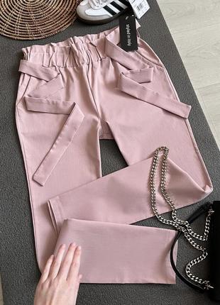 Нові пудрові штани pronto moda1 фото