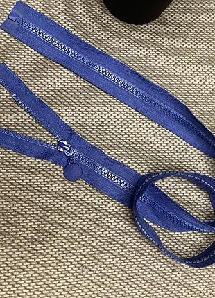 Молния разъемная тракторная 80 см, синяя, тип 5