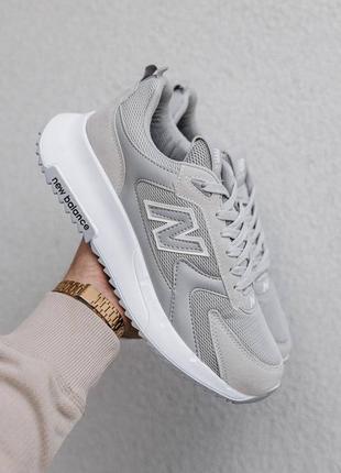 Мужские кроссовки в стиле new balance нью беланс 40-44 бежевые серые сетка летние весенние ( nb177 )8 фото