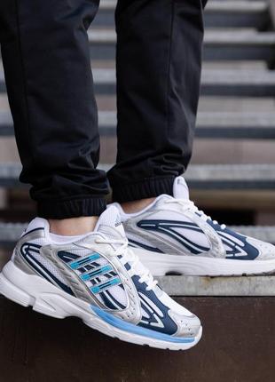 Adidas responce silver white blue (мужские кроссовки,премиальное качество )9 фото