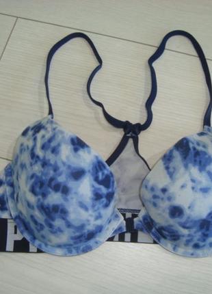 Victoria's secret pink-75c-пуш ап-бюстгальтер