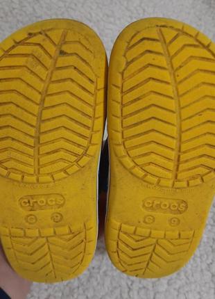Crocs c9 посипаки желтые миньоны5 фото