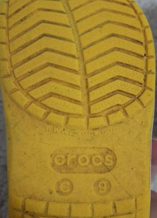 Crocs c9 посипаки желтые миньоны7 фото