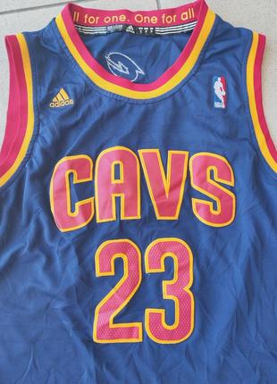 Баскетбольная майка adidas nba cleveland cavaliers, james5 фото