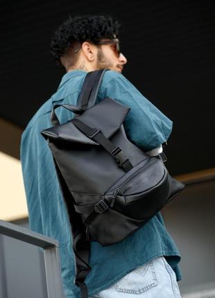 Чоловічий рюкзак sambag renedouble чорний4 фото