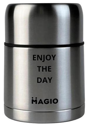 Термос magio mg-1036 харчовий вакуумний 1000 мл, контейнери для їжі з відсіками, термос для їжі на роботу1 фото