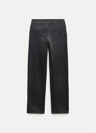 Zara джинсы прямые укороченные2 фото