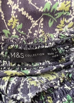 Marks & spencer легкое платье вискоза цветочный принт.10 фото