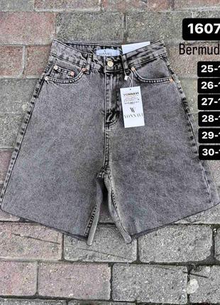 Жіночі джинсові шорти бермуди9 фото