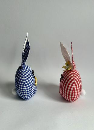 Пасхальный декор яйца кролики hand made подарок на пасху2 фото