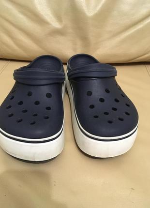 Крокси шльопанці сабо на платформі crocs platform м7 w96 фото