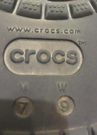 Крокси шльопанці сабо на платформі crocs platform м7 w98 фото