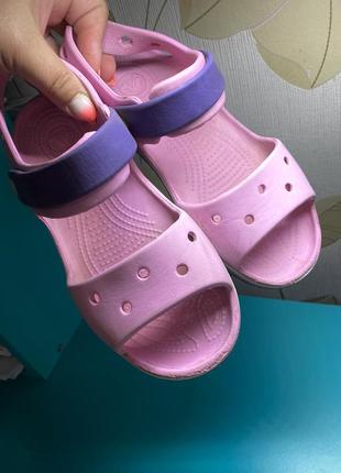 Босоножки кроксы crocs