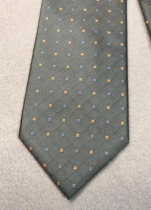 Шелковый галстук, замеры 146 х 92 фото