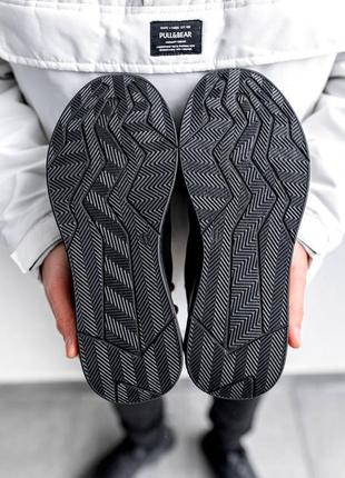 Мужские модные молодежные кроссовки в стиле nike racer найк черные замша сетка летние весенние ( ntr119 )4 фото
