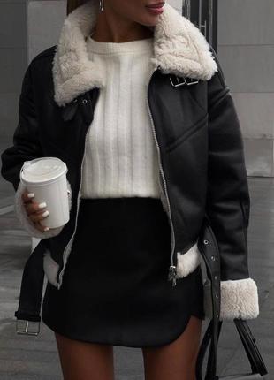 Дублянка вкорочена з поясом