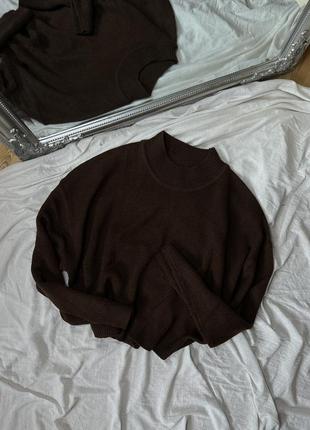 Коричневый свитер от h&amp;m1 фото