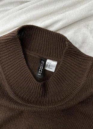 Коричневый свитер от h&amp;m3 фото