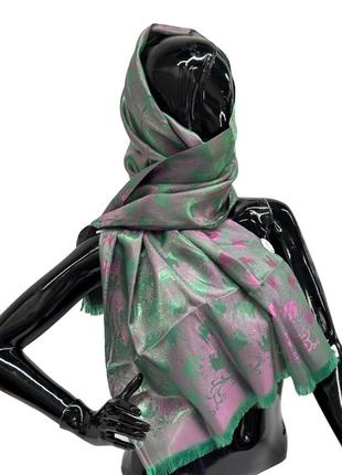 Женский шарф палантин fashion loft (100% шелк 170х70см)