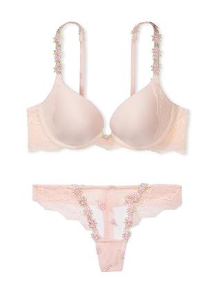 Комплект белья пушап victoria's secret виктория сикрет оригинал