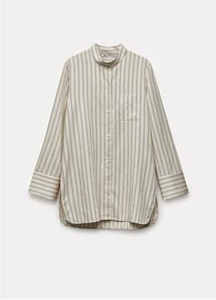 Блуза рубашка рубашка + свитшот кофта свитпер zara9 фото