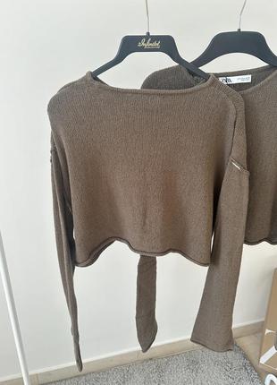 Блуза рубашка рубашка + свитшот кофта свитпер zara6 фото