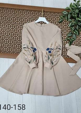 Ніжна вишита сукня для дівчинки