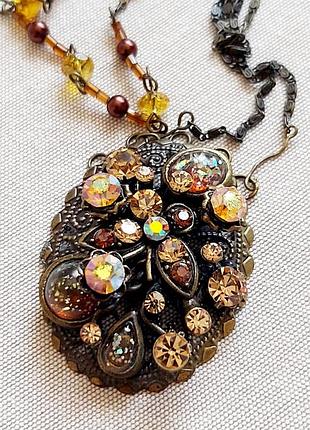 Кулон винтажный коллекционный винтаж с цепочкой