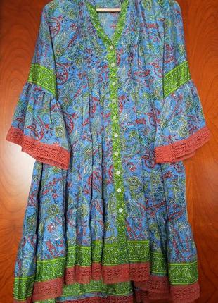 Неймовiрна шовкова сукня унiверсального розмiру (iталiя)