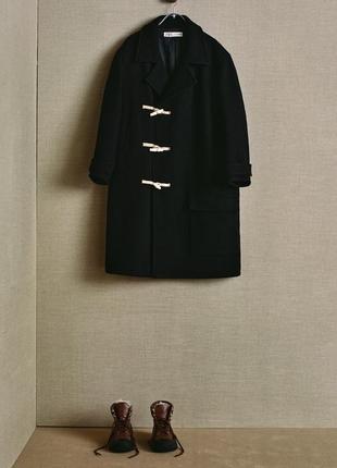 Вовняне пальто zara