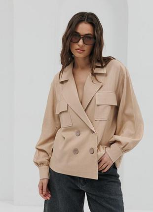 Акція лляний жакет піджак