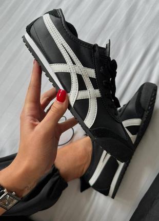 Жіночі кросівки в стилі asics onitsuka tiger mexico 66 black.5 фото