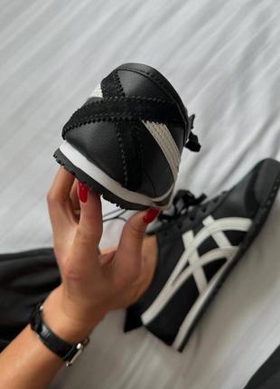 Жіночі кросівки в стилі asics onitsuka tiger mexico 66 black.7 фото