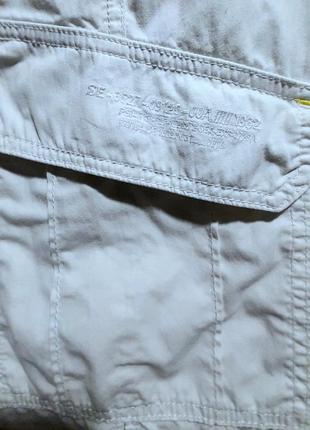 Идеально белые мужские бриджи карго, брендовые стильные шорты6 фото