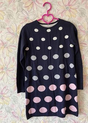 Трикотажное платье для девочки