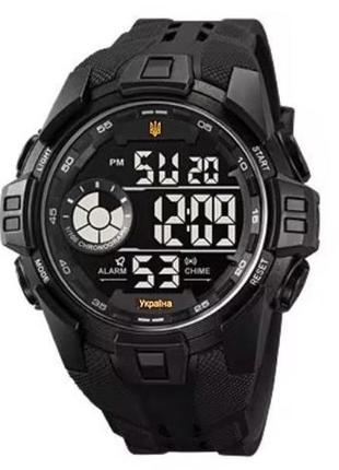 Годинники наручні чоловічі skmei 3212/2123bk, годинники наручні електронні тактичні, годинники для військовослужбовців