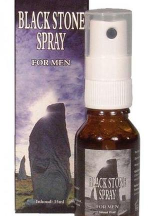 Спрей пролонгатор black stone spray, 15мл  18+