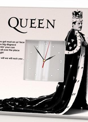 Часы "группа queen. фредди меркьюри" подарок для фанатов, музыкантов и любителей рок музыки, в бар,