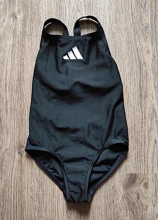 Купальник сдельный в бассейн адидас adidas 6-8 лет 116-128 см.